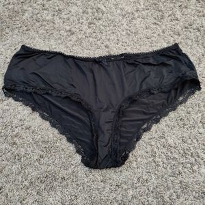 Secret Treasures Black Lace Trim Intimates